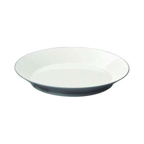Ｈｉｌｌ　丸皿　大スチールグレイ