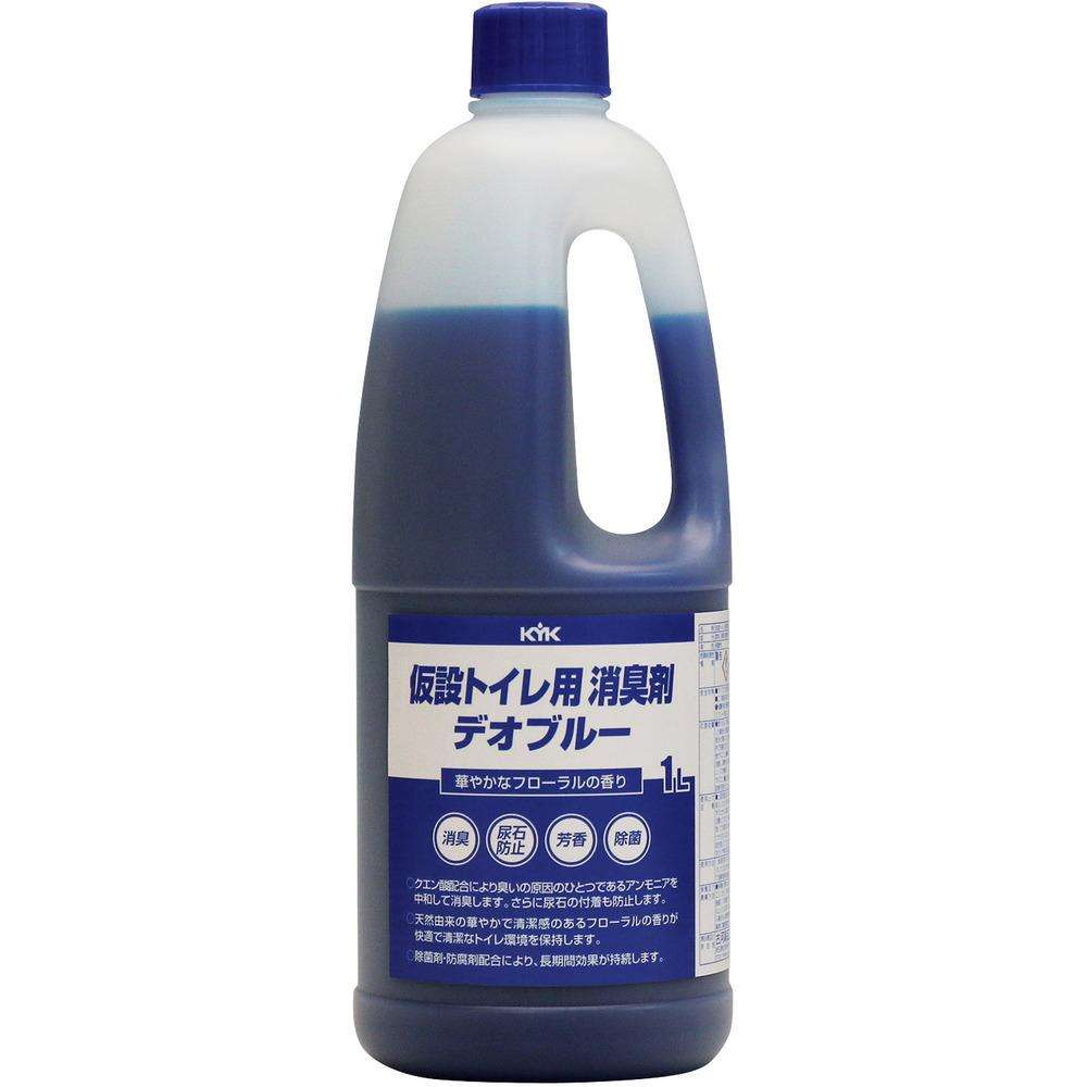 古河薬品工業　ＫＹＫ　仮設トイレ用消臭剤デオブルー１Ｌ　４１‐００１