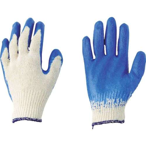 勝星産業 ゴム引き薄手5双組 ブルー