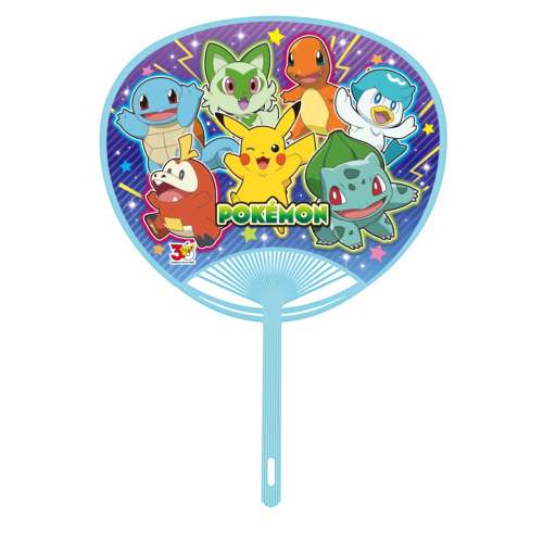 伏見上野旭昇堂　ポリうちわ　ポケットモンスター