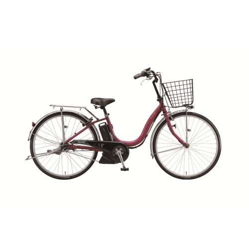 ２４インチ　アシスタU STD　電動アシスト自転車　内装3段　バッテリーランプ　ベルベットローズ