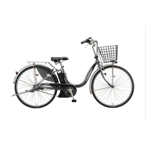 ２６インチ　アシスタU DX　電動アシスト自転車　内装3段　バッテリーランプ　シルバー