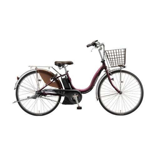 ２４インチ　アシスタU DX　電動アシスト自転車　内装3段　バッテリーランプ　カラメルブラウン