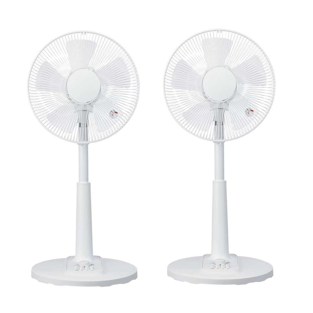 ユアサプライムス　押しボタン式扇風機　ＫＮＹＴ‐３０４１Ｈ（Ｗ）　×２台セット