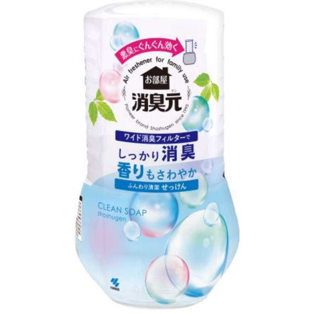 小林製薬　お部屋の消臭元　ふんわり清潔せっけん　４００ｍｌ