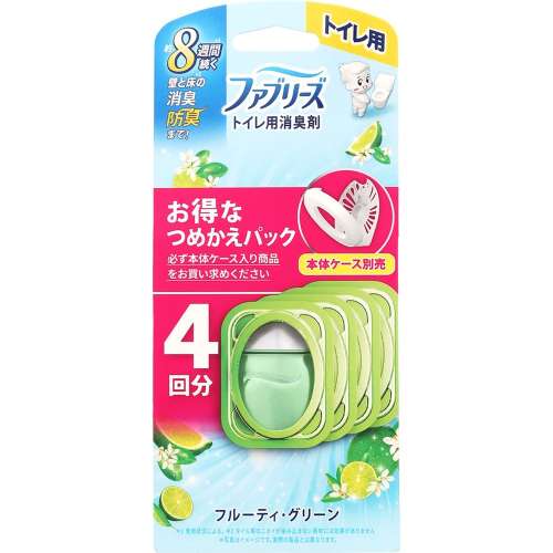 プロクター・アンド・ギャンブル・ジャパン ファブリーズトイレ用 グリーン替4P