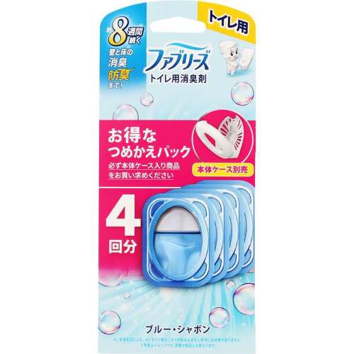 プロクター・アンド・ギャンブル・ジャパン ファブリーズトイレ用 シャボン替4P