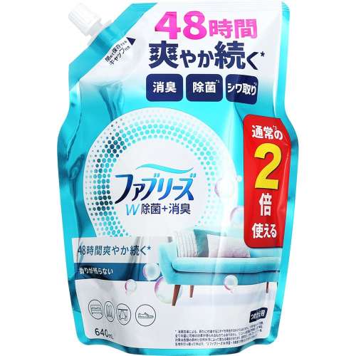 プロクター・アンド・ギャンブル・ジャパン ファブリーズW除菌 特大替640ml