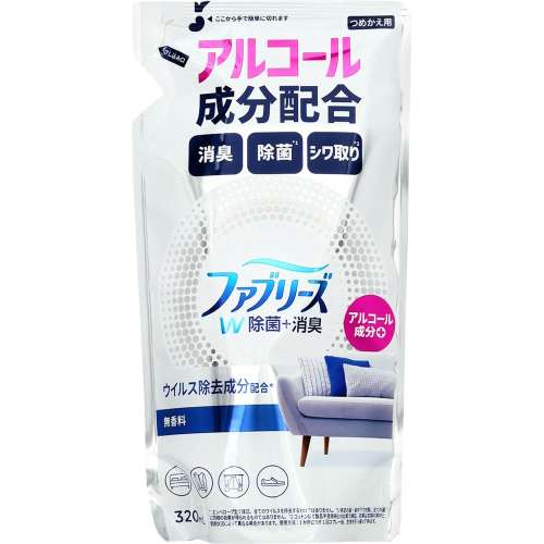 プロクター・アンド・ギャンブル・ジャパン ファブリーズW除菌 アルコール替320ml