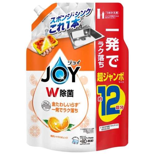 プロクター・アンド・ギャンブル・ジャパン 除菌ジョイコンパクト オレンジ超ジャンボ1550ml