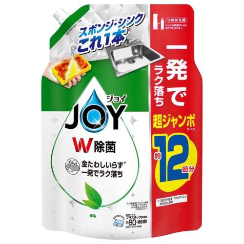プロクター・アンド・ギャンブル・ジャパン 除菌ジョイコンパクト 緑茶超ジャンボ1550ml