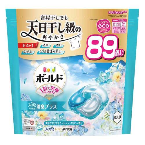 P&G　ボールド　ジェルボール４Ｄ　サボン　テラジャンボ８９個