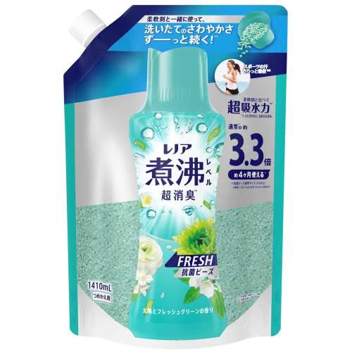 プロクター・アンド・ギャンブル・ジャパン レノアビーズ替超特大 フレッシュグリーン1410ml
