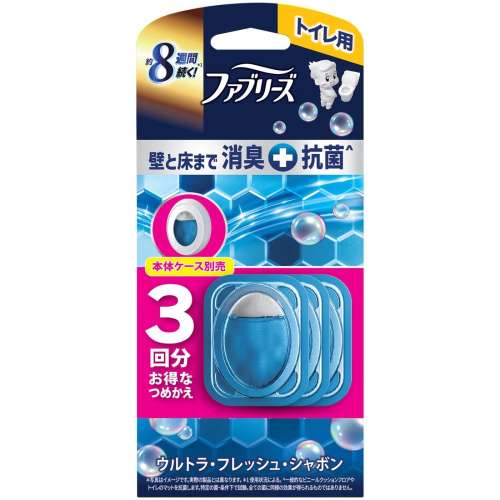プロクター・アンド・ギャンブル・ジャパン ファブリーズトイレ用 抗菌シャボン替3P