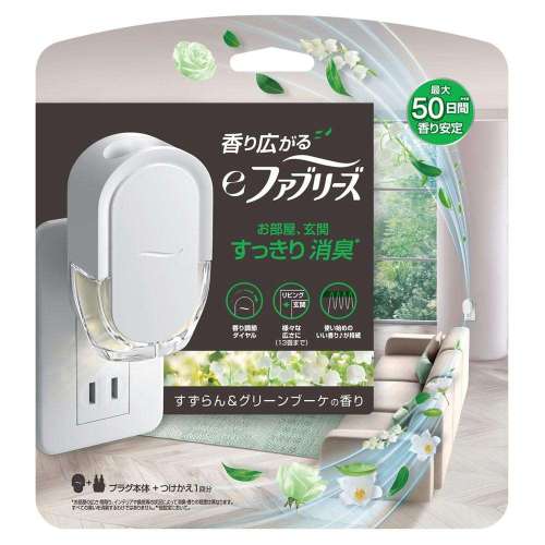 P&G　ｅファブリーズ　すずらん＆グリーンブーケ 本体 ２６ｍｌ