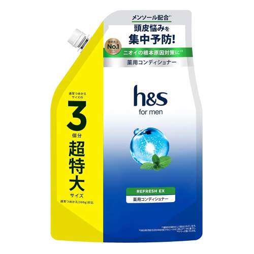P&G　ｈ＆ｓ　ｆｏｒｍｅｎ　シャンプー詰替リフレッシュ９００ｇ