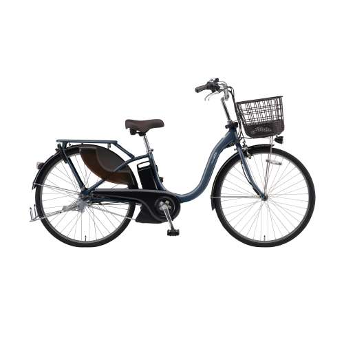 ２６インチ　ＰＡＳ　With　電動アシスト自転車　内装3段 バッテリーランプ　ダスティダークブルー