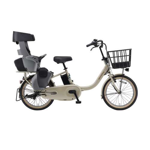 ２０インチ　PAS babby　電動アシスト自転車　内装3段 バッテリーランプ　マットグレイッシュベージュ