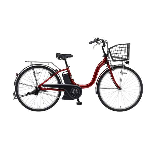 ２４インチ　ＰＡＳ　ＣＨＥＥＲ　電動アシスト自転車　バッテリーランプ　ディープレッド
