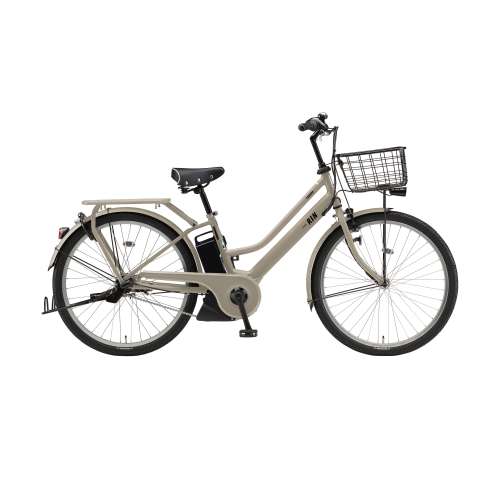 ２６インチ　PAS RIN　電動アシスト自転車　内装3段 バッテリーランプ　マカロンラテ