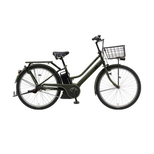 ２６インチ　PAS RIN　電動アシスト自転車　内装3段 バッテリーランプ　マットカーキグリーン