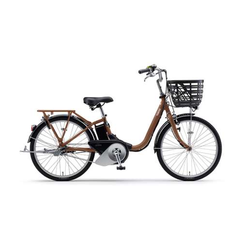 ２４インチ　PAS SION-U　電動アシスト自転車　内装3段 LEDバッテリーランプ　マットナチュラルブラウン