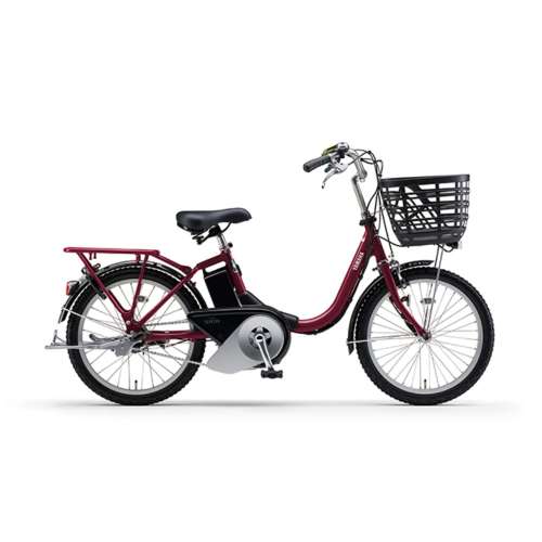 ２０インチ　PAS SION-U　電動アシスト自転車　内装3段 LEDバッテリーランプ　ルビーレッド