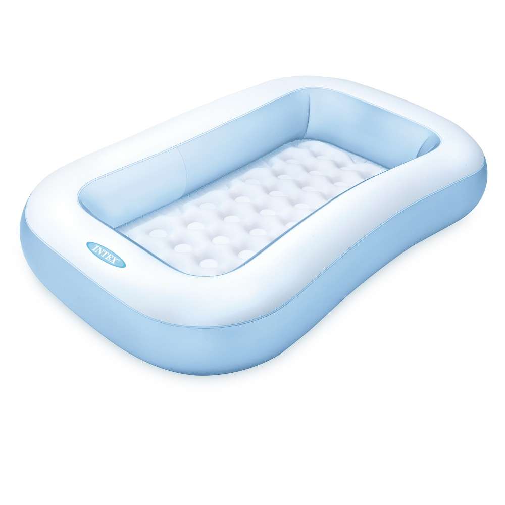 INTEX プール ビニールプール 大きい 家庭用 長方形 レクタングラベビープール 57403NP 水遊び お家 自宅 庭 子供用 インテックス