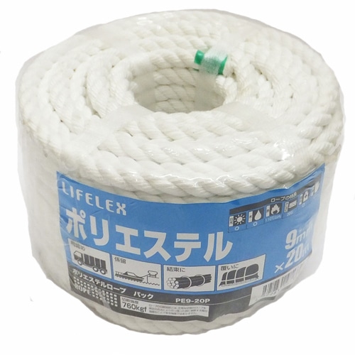ポリエステルロープパック 6mm×20m(6mm×20m): 作業