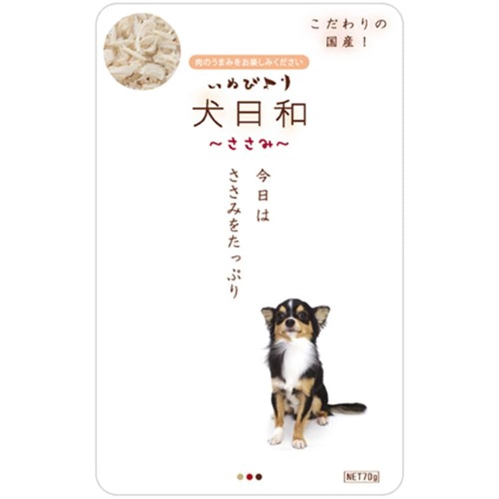 犬日和レトルト　ささみ　８０ｇ