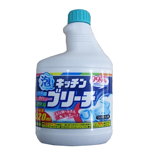 キッチンブリーチ泡スプレー　つけかえ用　５２０ｍｌ つけかえ用　５２０ｍｌ