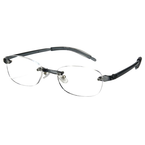老眼鏡ＴＲ軽量樹脂ＤＲ３７－２＋１．５ ＋１．５　スモーク