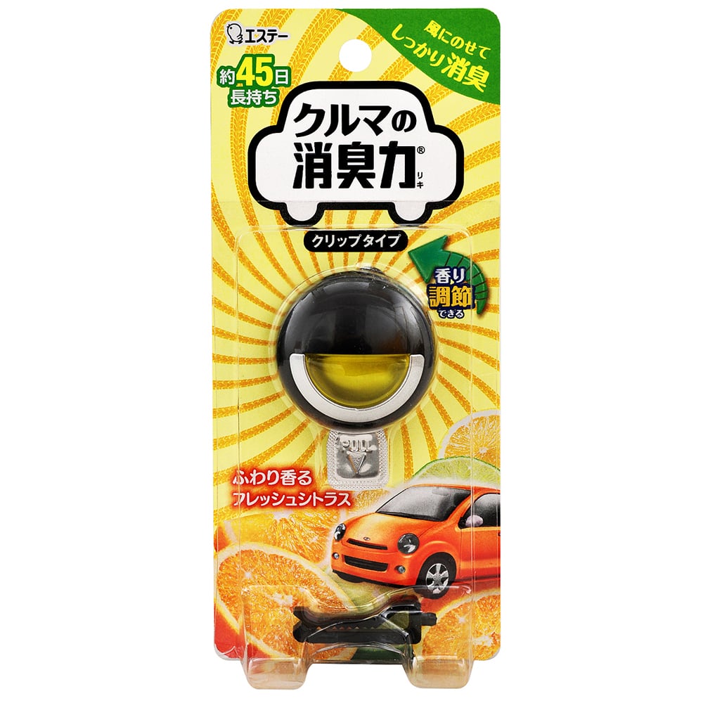 市場 エステー クルマの消臭力 消臭芳香剤 車用 クリップタイプ