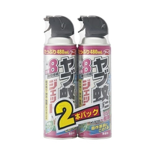 ヤブ蚊マダニジェット屋外用　４８０ｍＬ　2P