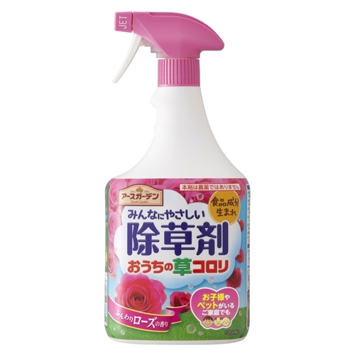 アース製薬 (アースガーデン)  おうちの草コロリ　ローズの香り　１０００ｍｌ 本体