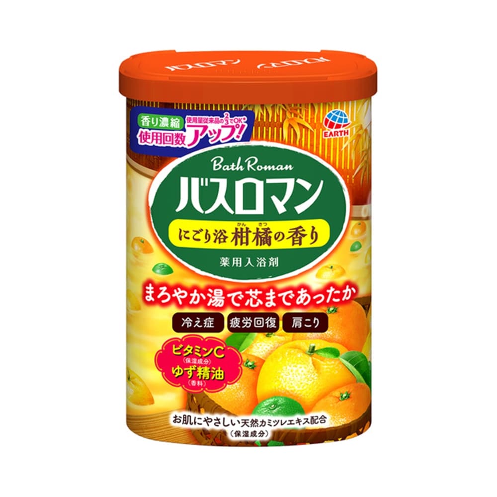 アース製薬 バスロマン にごり浴柑橘の香り【医薬部外品】