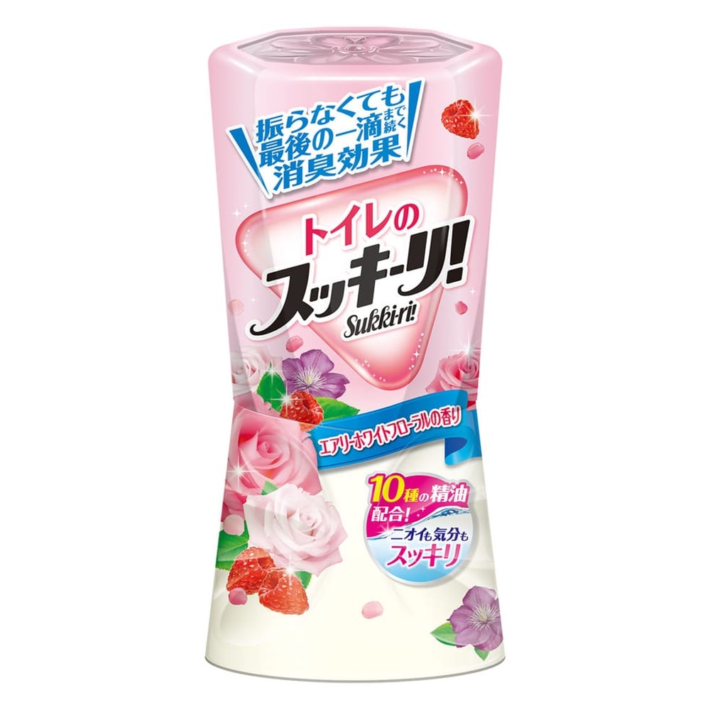 アース製薬 トイレのスッキーリ！Sukki-ri! エアリーホワイトフローラルの香り