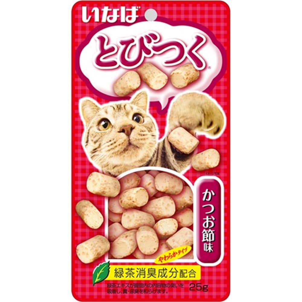 いなばペットフード　とびつく　かつお節味　２５ｇ