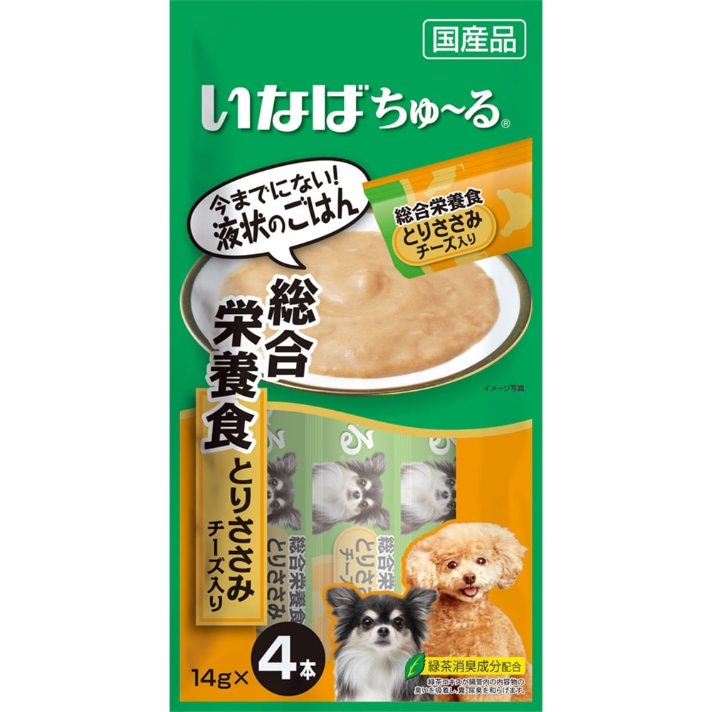 いなばペットフード　犬用ちゅ～る　総合栄養食　とりささみ　チーズ入り