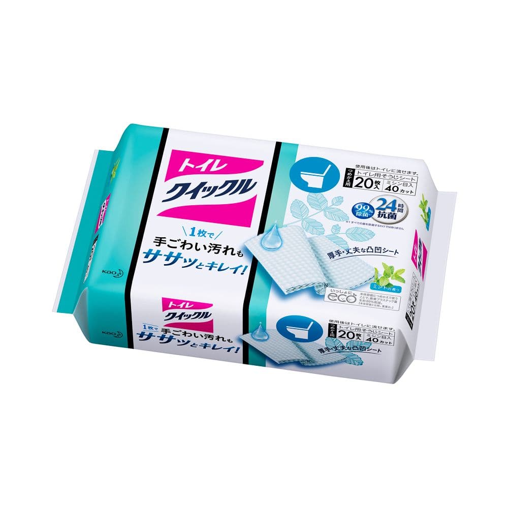 宅配 まとめ 花王 トイレクイックル 業務用 つめかえ用 1箱 120枚 fucoa.cl