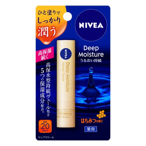 花王　ニベア　ディープモイスチャーリップ　はちみつの香り