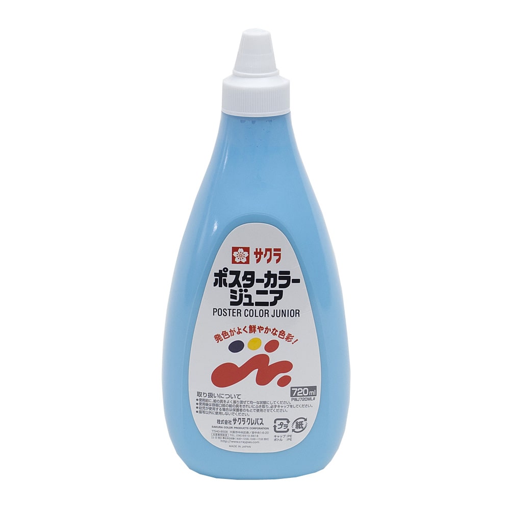 ポスターカラージュニア　７２０ｍｌ みずいろ