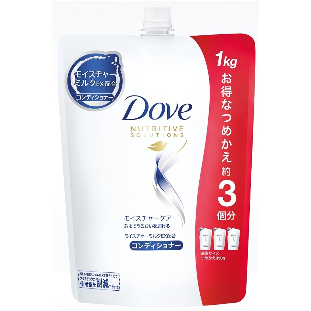 ユニリーバ ダヴモイスチャーケアコンディショナー詰替 350g