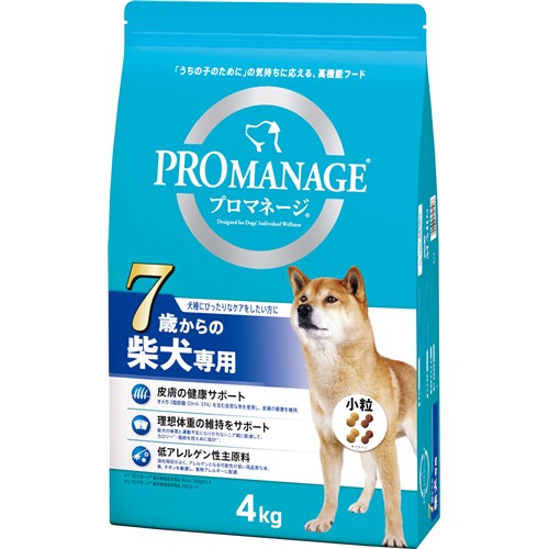 プロマネージ ７歳からの柴犬専用 ４ｋｇ ×３個セット 7歳から ４ｋｇ ×3個