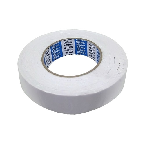 強力防水用両面テープ（白） 耐候耐水タイプ 厚さ１．０ｍｍ×幅３０ｍｍ×長さ１０ｍ