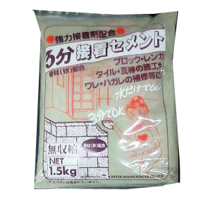 3分間接着セメント 1.5kg グレー