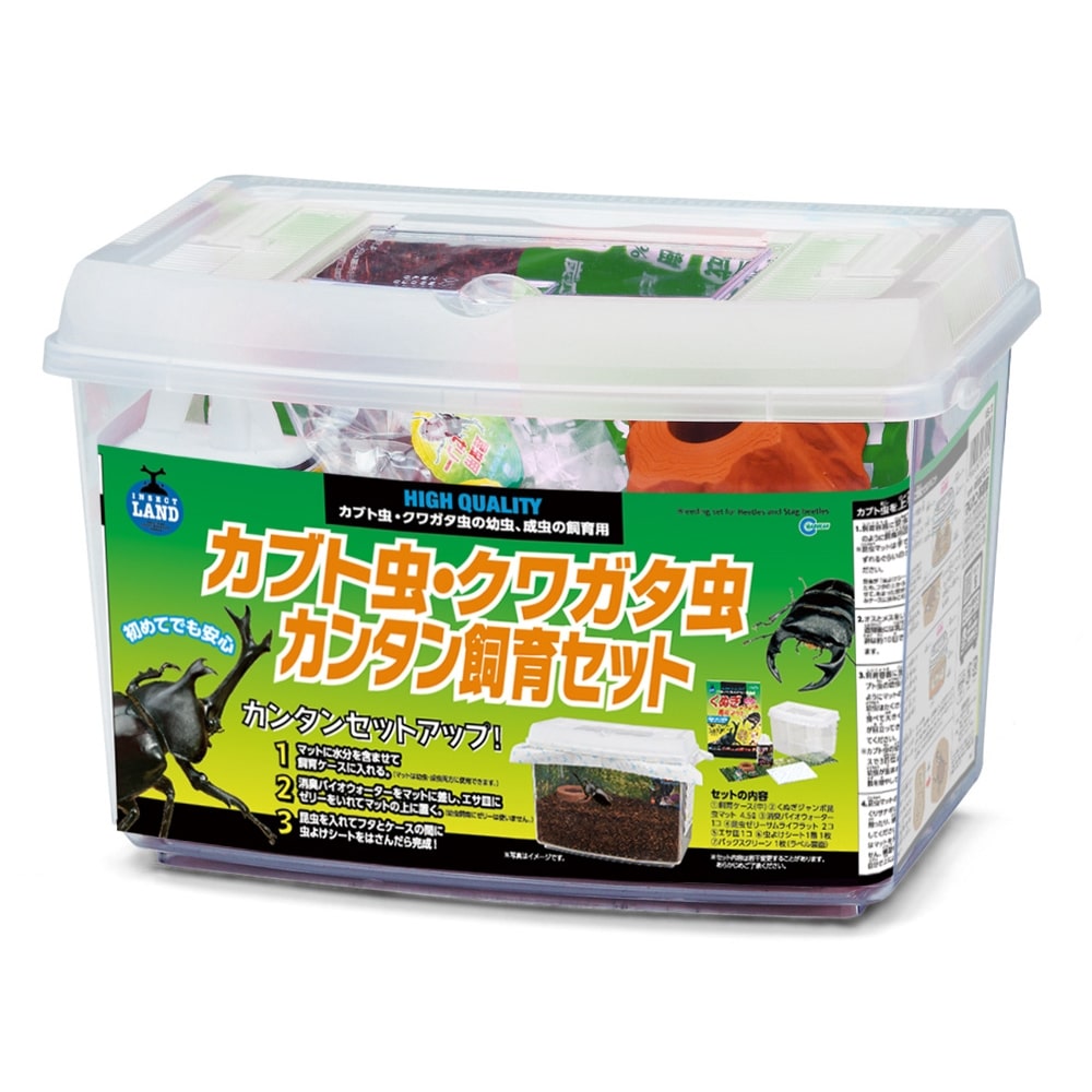 カブト　クワガタ飼育セット