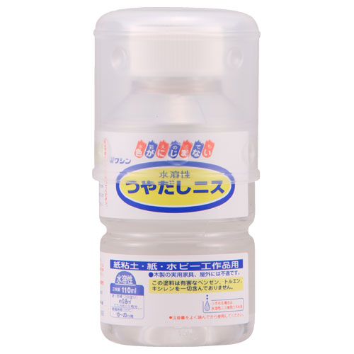 ワシン　水溶性つやだしニス　１１０ｍｌ