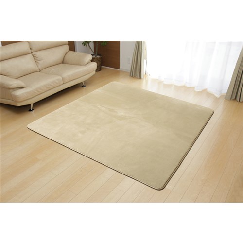 イケヒコ コーポレーション Ikehiko ラグ カーペット ２畳 無地 フランネル フランアイズ ベージュ 約１８５ １８５ｃｍ ホット カーペット対応 ベージュ 約１８５ １８５ｃｍ インテリア ホームセンターコーナンの通販サイト