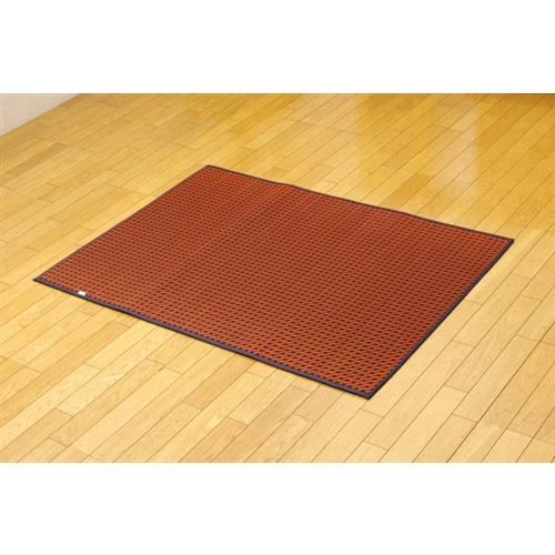 イケヒコ・コーポレーション(IKEHIKO) 　純国産　シンプルい草ラグカーペット　『Ｆリブロ』　レッド　９５×１３０ｃｍ